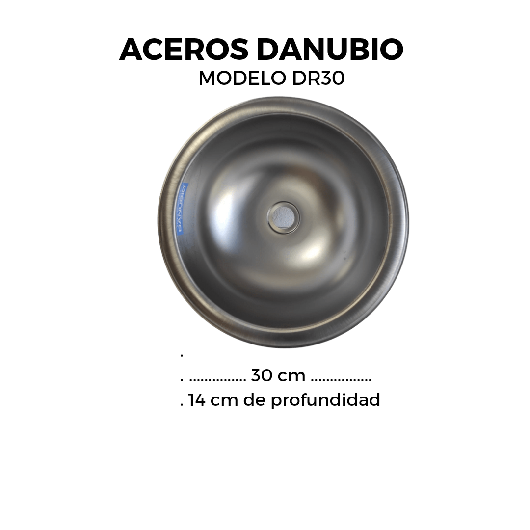 Bacha acero inoxidable Danubio
